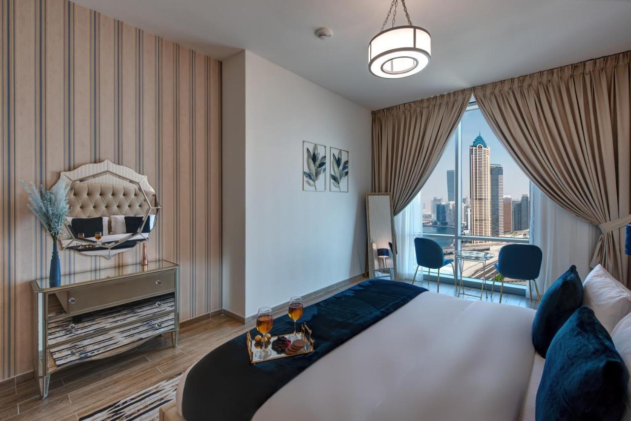Durrani Homes - Lux 1Br At Al Habtoor Amna Tower Dubaï Extérieur photo