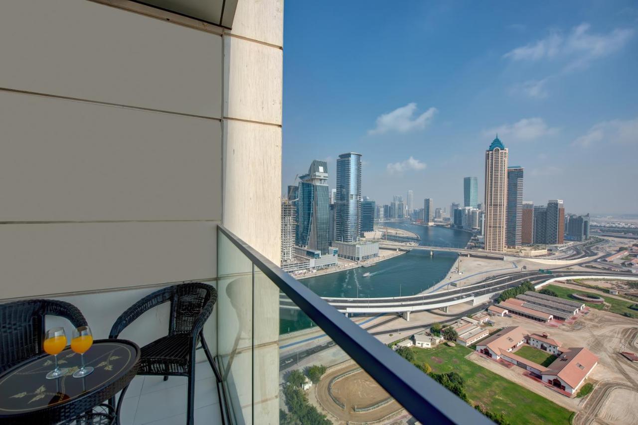 Durrani Homes - Lux 1Br At Al Habtoor Amna Tower Dubaï Extérieur photo